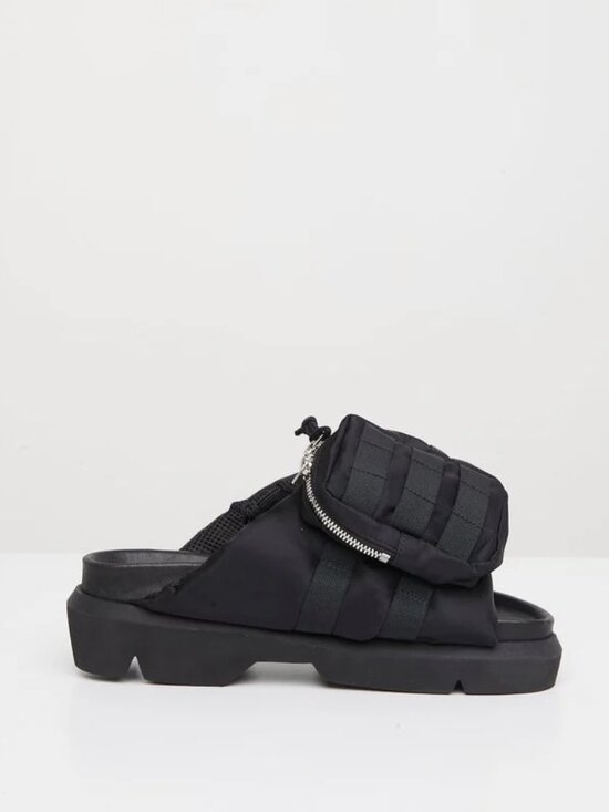 SACAI Pockets Slides in Black 43 10 New With Box Mens Sandals Shoes main image 6